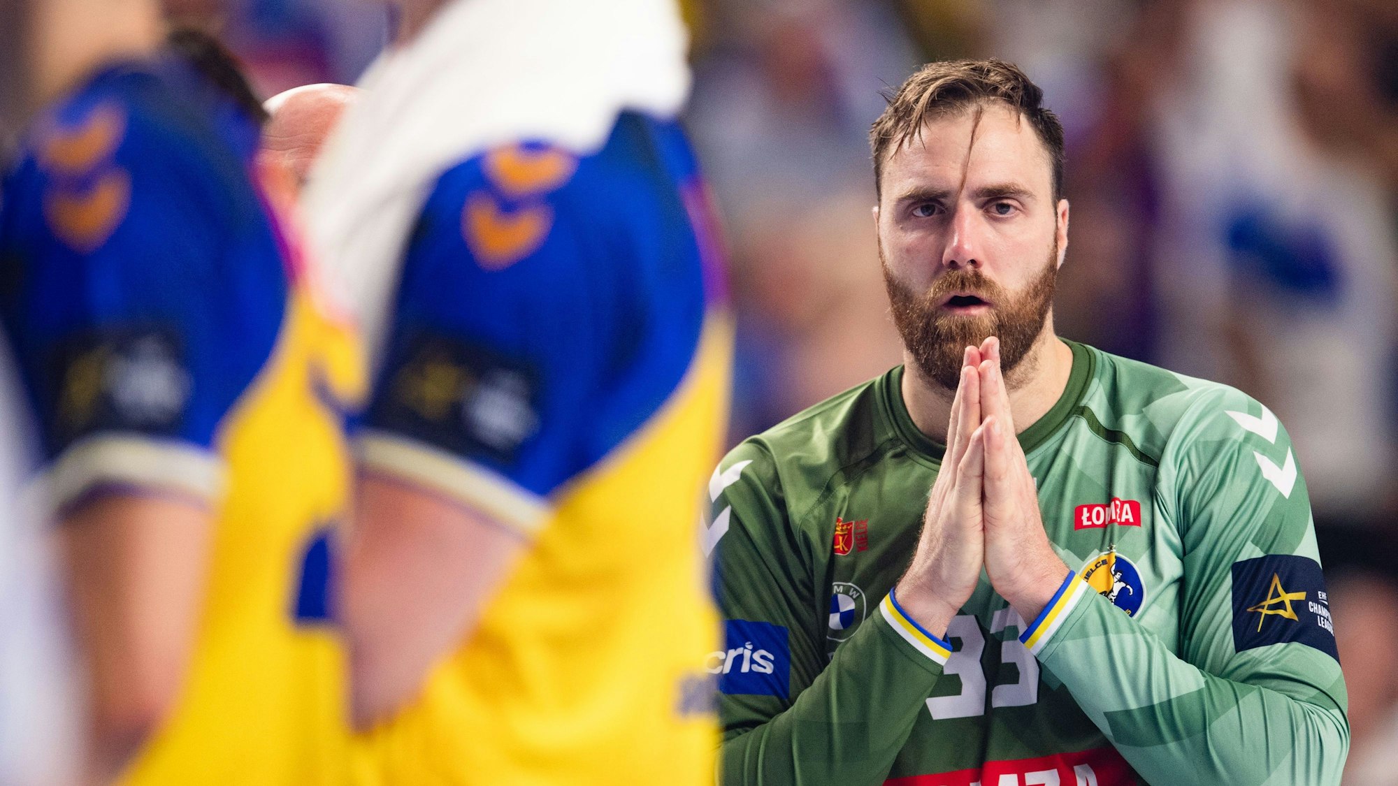 Andreas Wolff nach dem im Siebenmeterwerfen verlorenen Finale 2022.