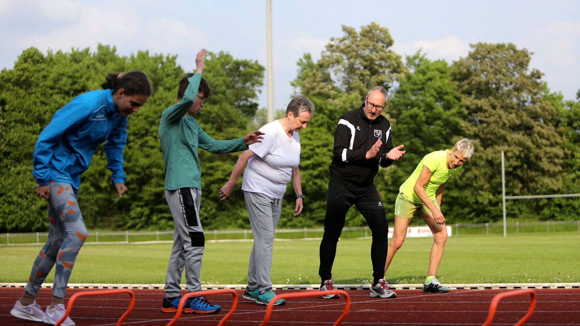 Behindertensportgruppe bei der Troisdorfer LG