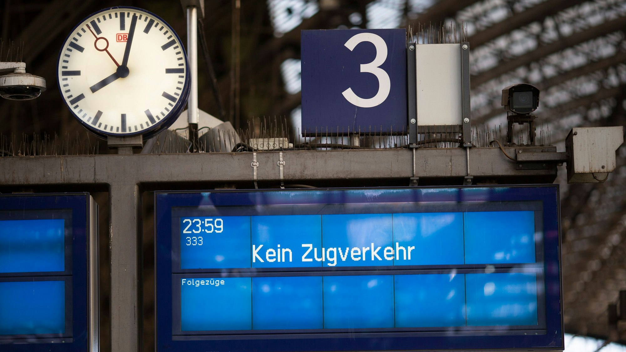 Die Gleise 1 bis 9 bleiben Samstag gesperrt.
