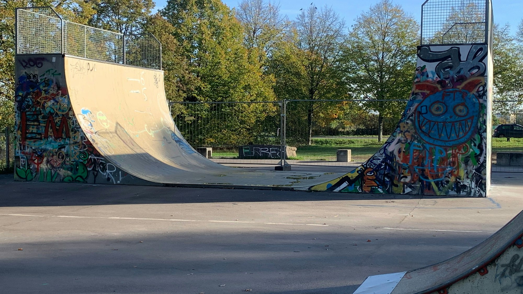 Der Skatepark in Sankt Augustin