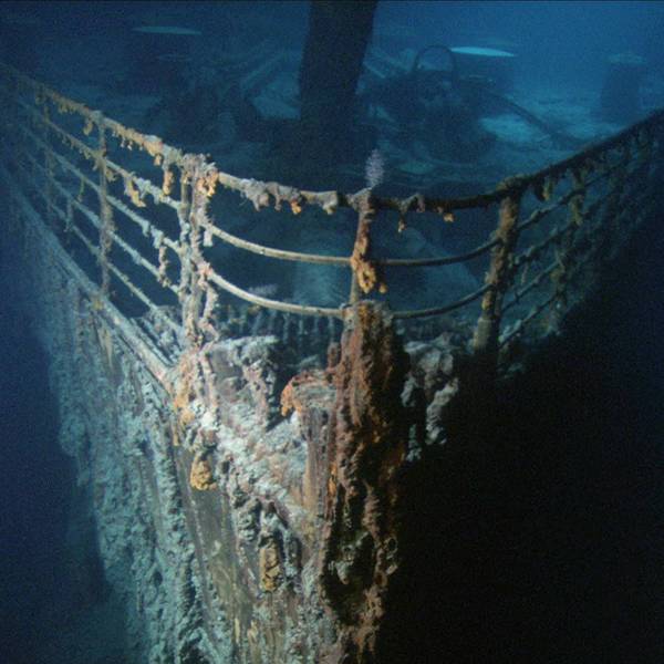Das Wrack der Titanic auf dem Meeresboden