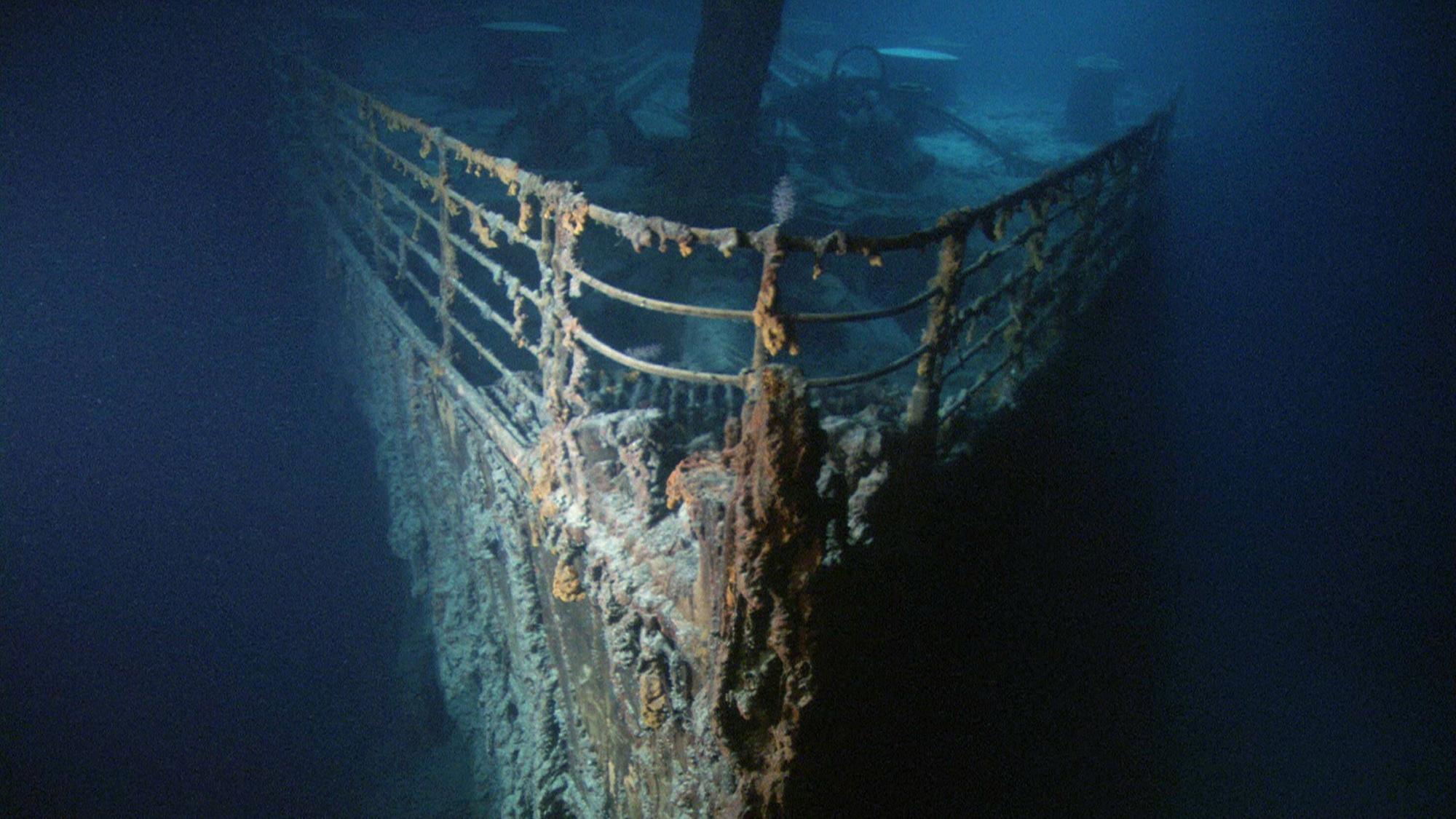 Das Wrack der Titanic auf dem Meeresboden