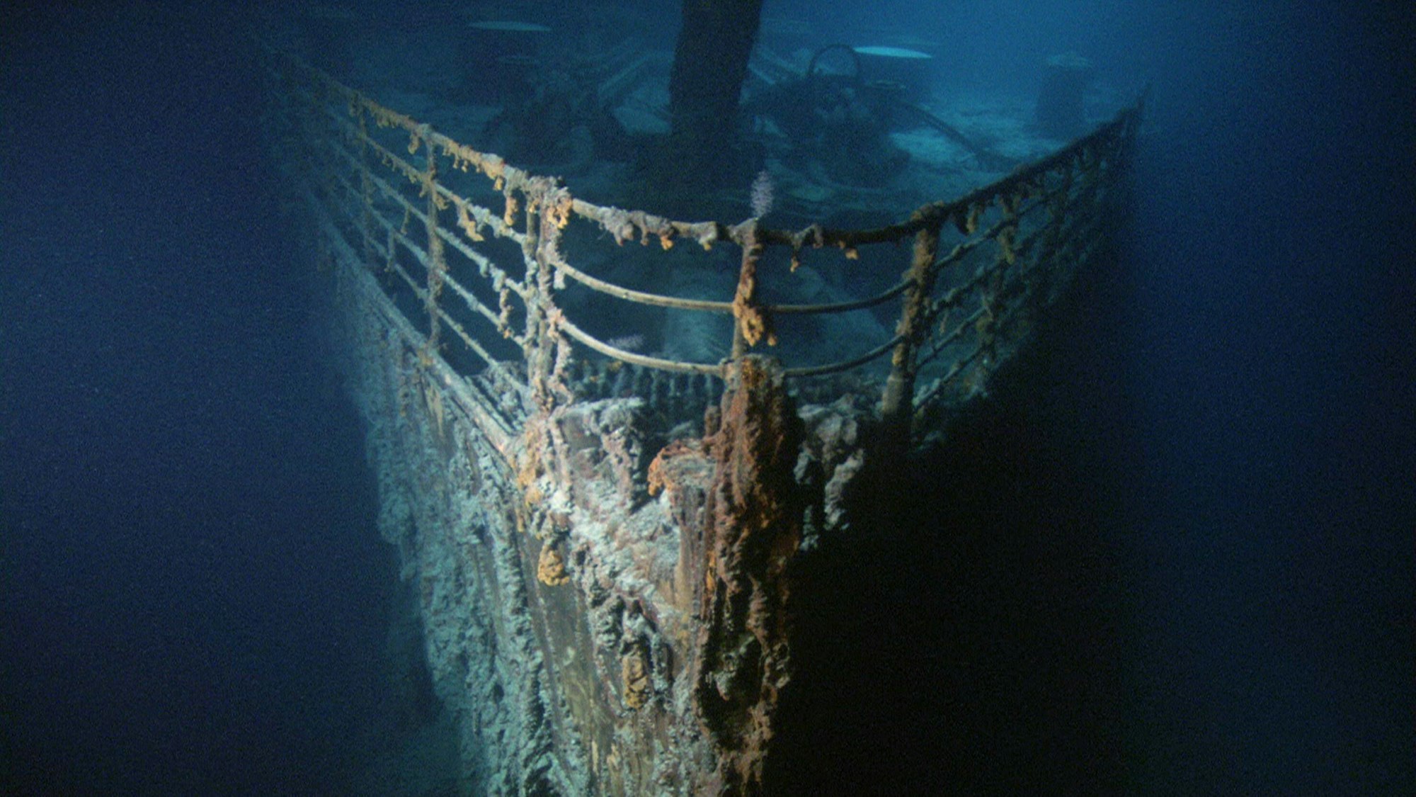 Das Wrack der Titanic auf dem Meeresboden