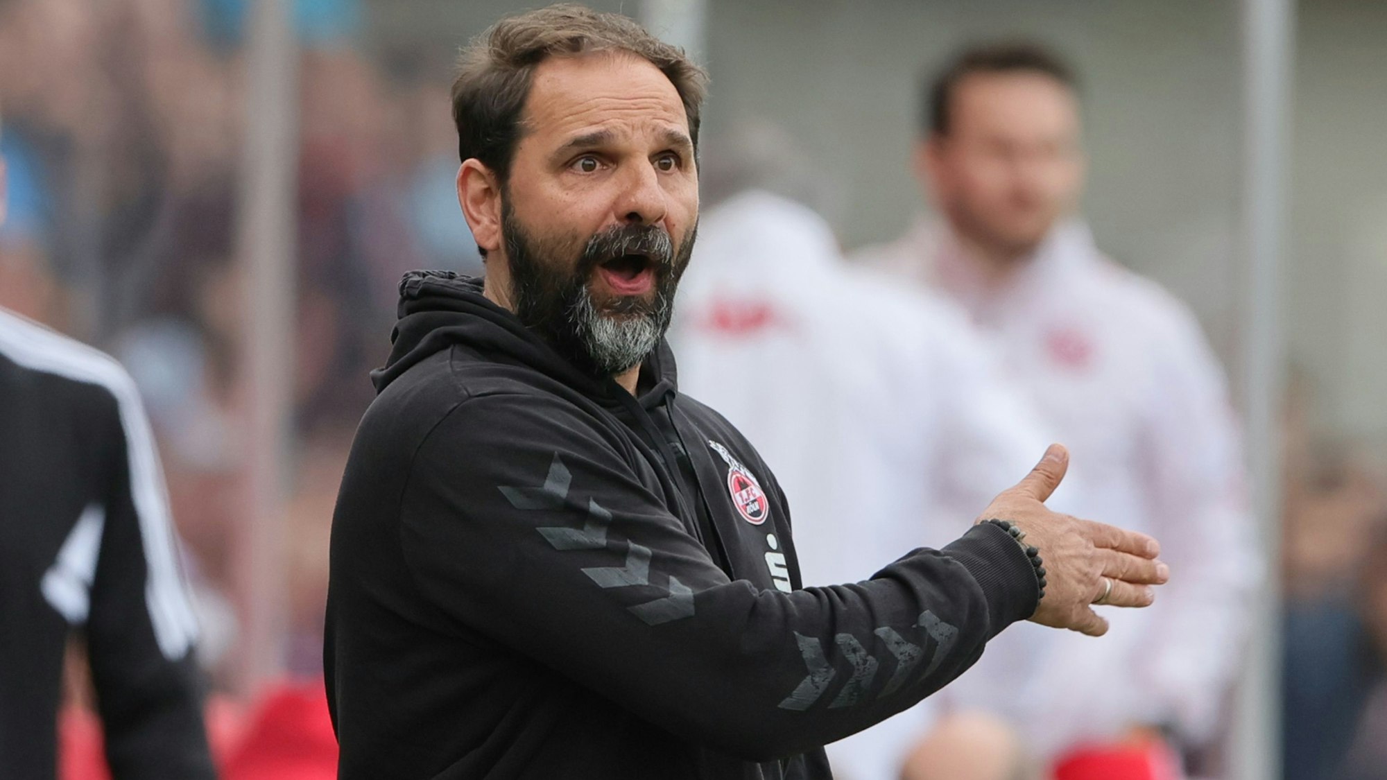 1.FC Köln U19 vs. FSV Mainz 05 U19, A Junioren Bundesliga, Halbfinal Rückspiel um die Deutsche Meisterschaft, Stefan Ruthenbeck (1.FC Köln), 14.04.2023, Bild: Herbert Bucco
