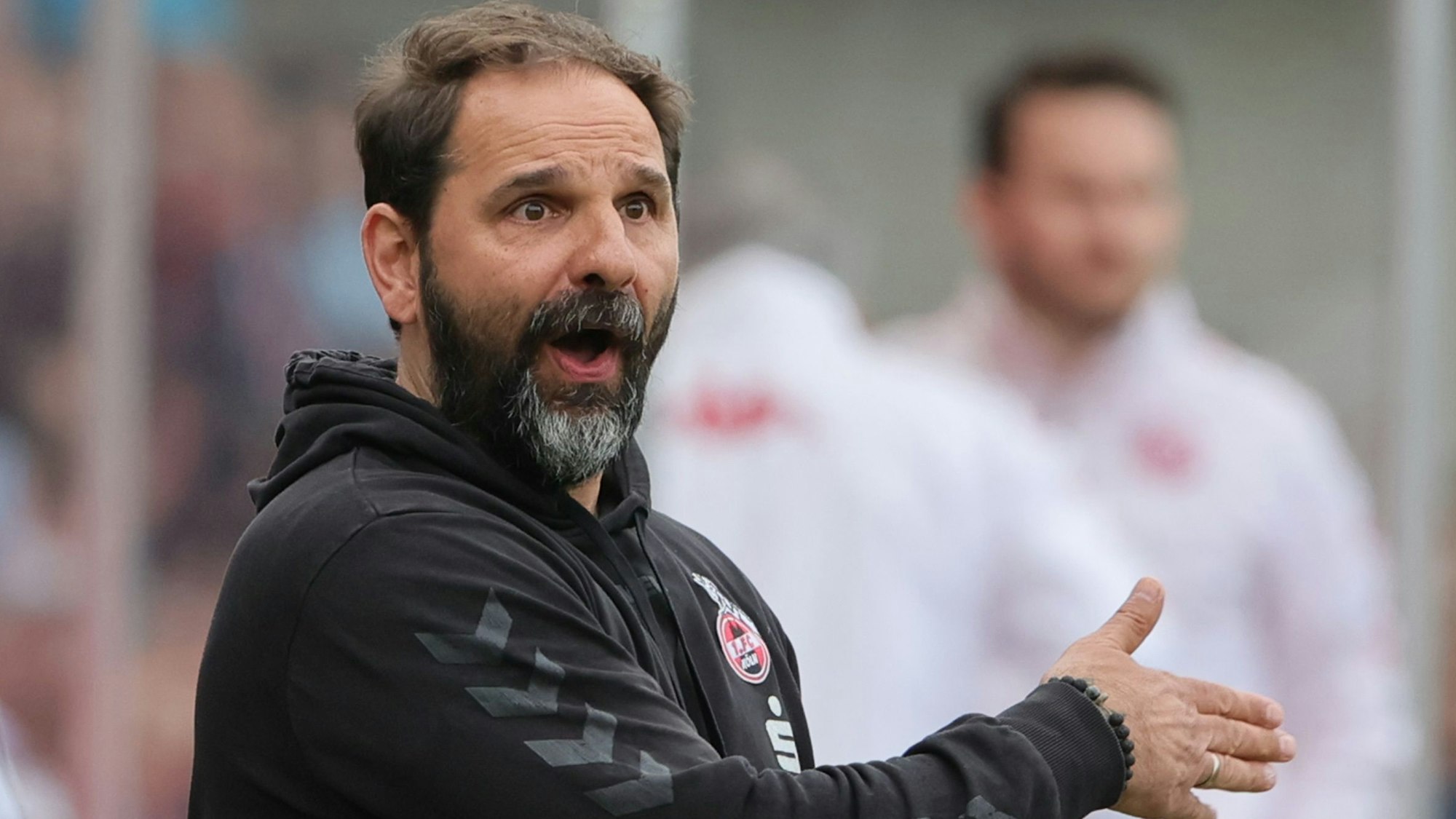 1.FC Köln U19 vs. FSV Mainz 05 U19, A Junioren Bundesliga, Halbfinal Rückspiel um die Deutsche Meisterschaft, Stefan Ruthenbeck (1.FC Köln), 14.04.2023, Bild: Herbert Bucco
