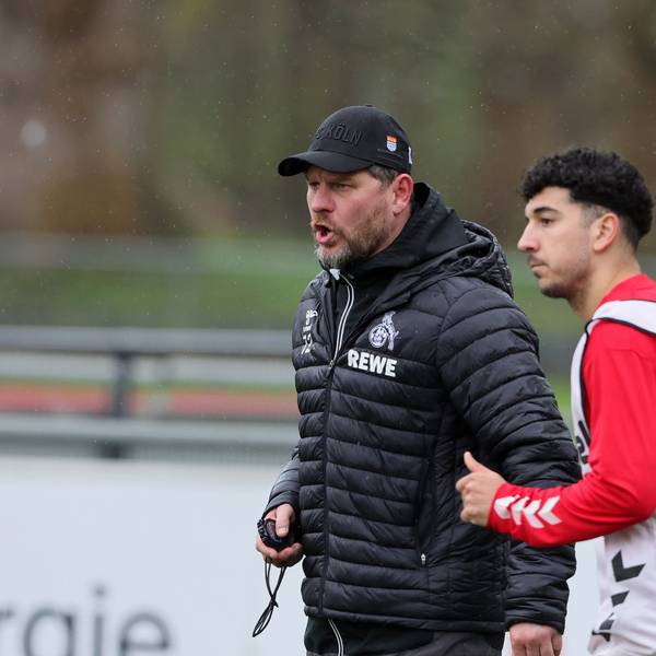 Dimitrios Limnios beim Training mit Steffen Baumgart