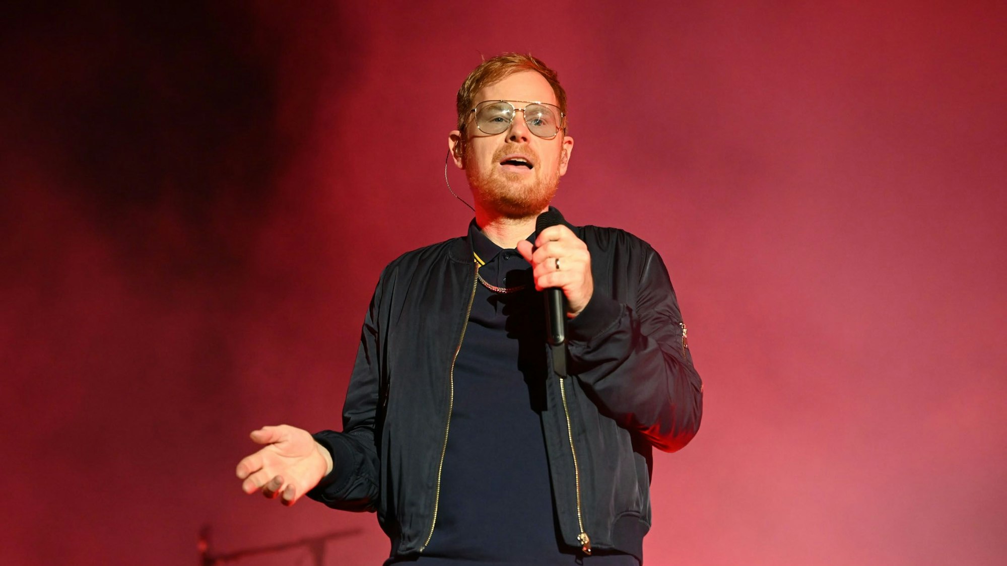 Sänger Peter Fox beim Auftritt von Seeed auf dem Summer Jam 2022