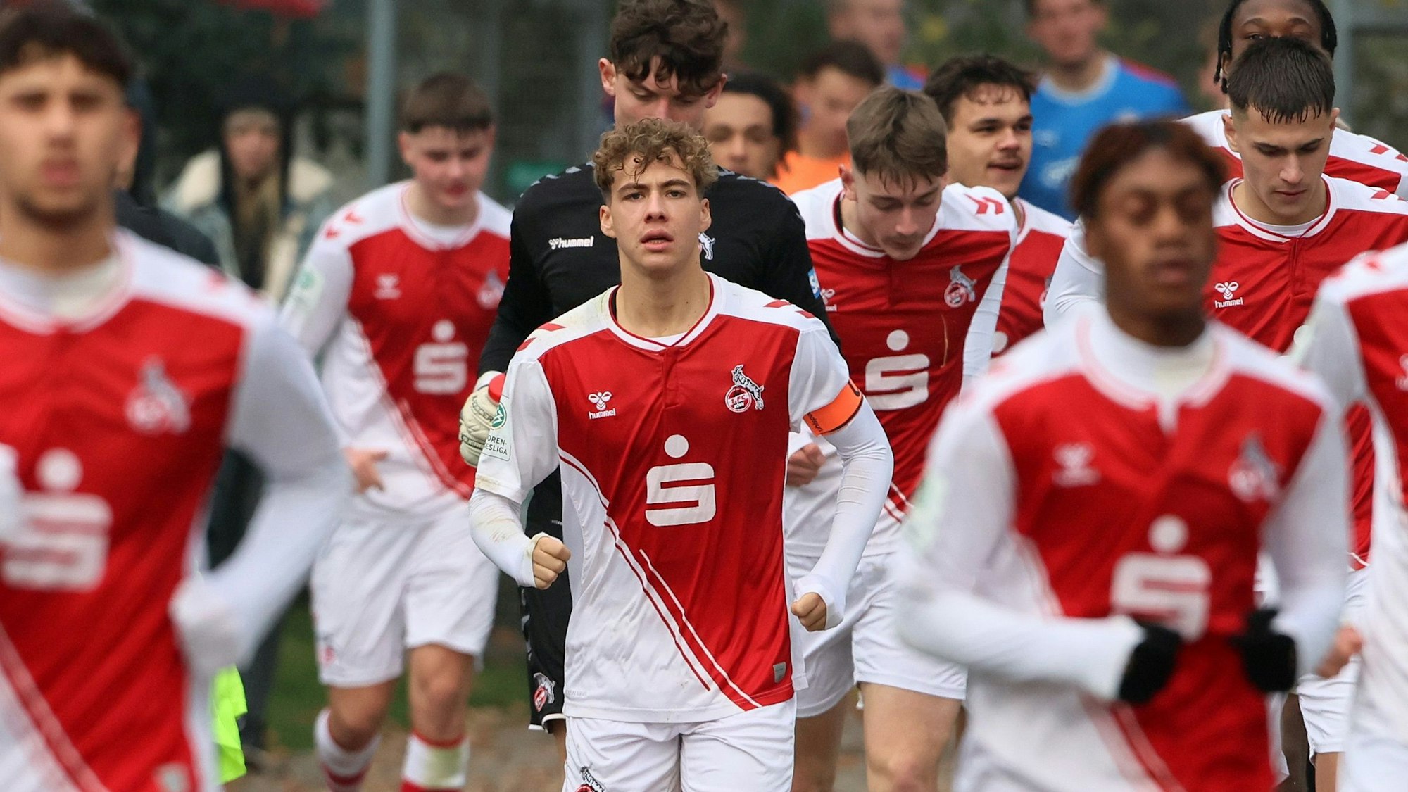 1.FC Köln U19 vs. Holstein Kiel, U19, A Junioren, DFB Pokal der Junioren, Mitte: Meiko Wäschenbach (1. FC Köln), 10.12.2022, Bild: Herbert Bucco