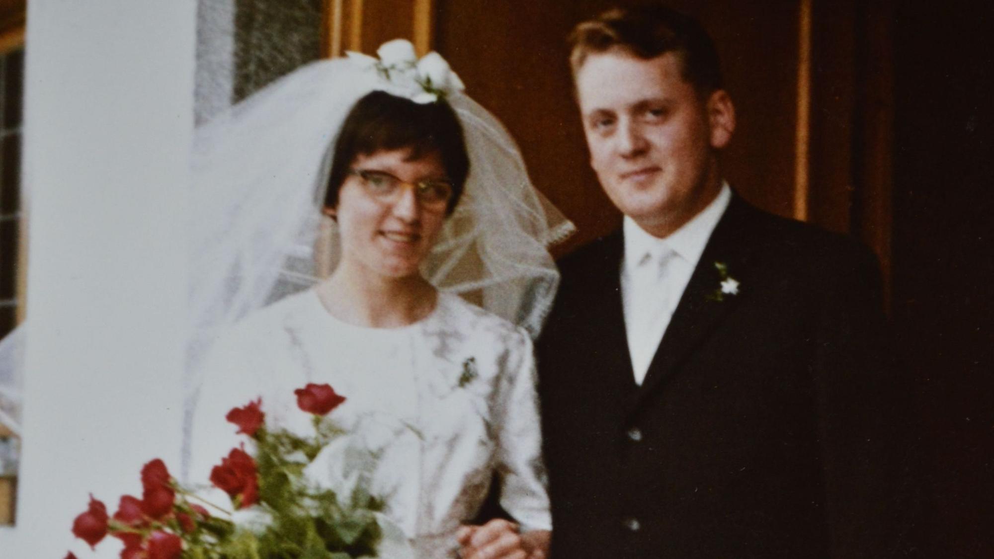 Ein Foto vom Hochzeitstag am 21. Juni 1963.