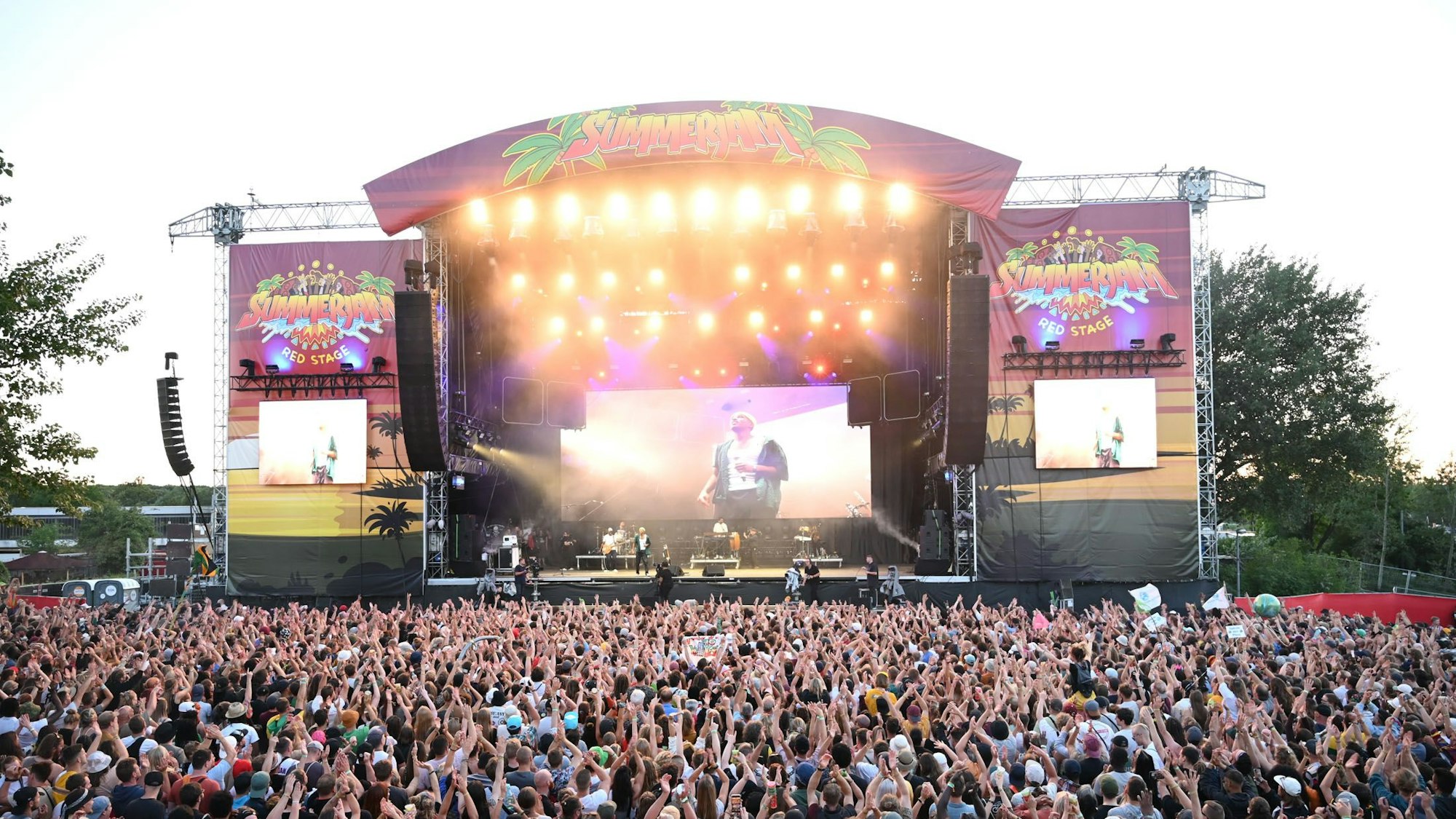 Die Bühne beim Summer Jam 2022