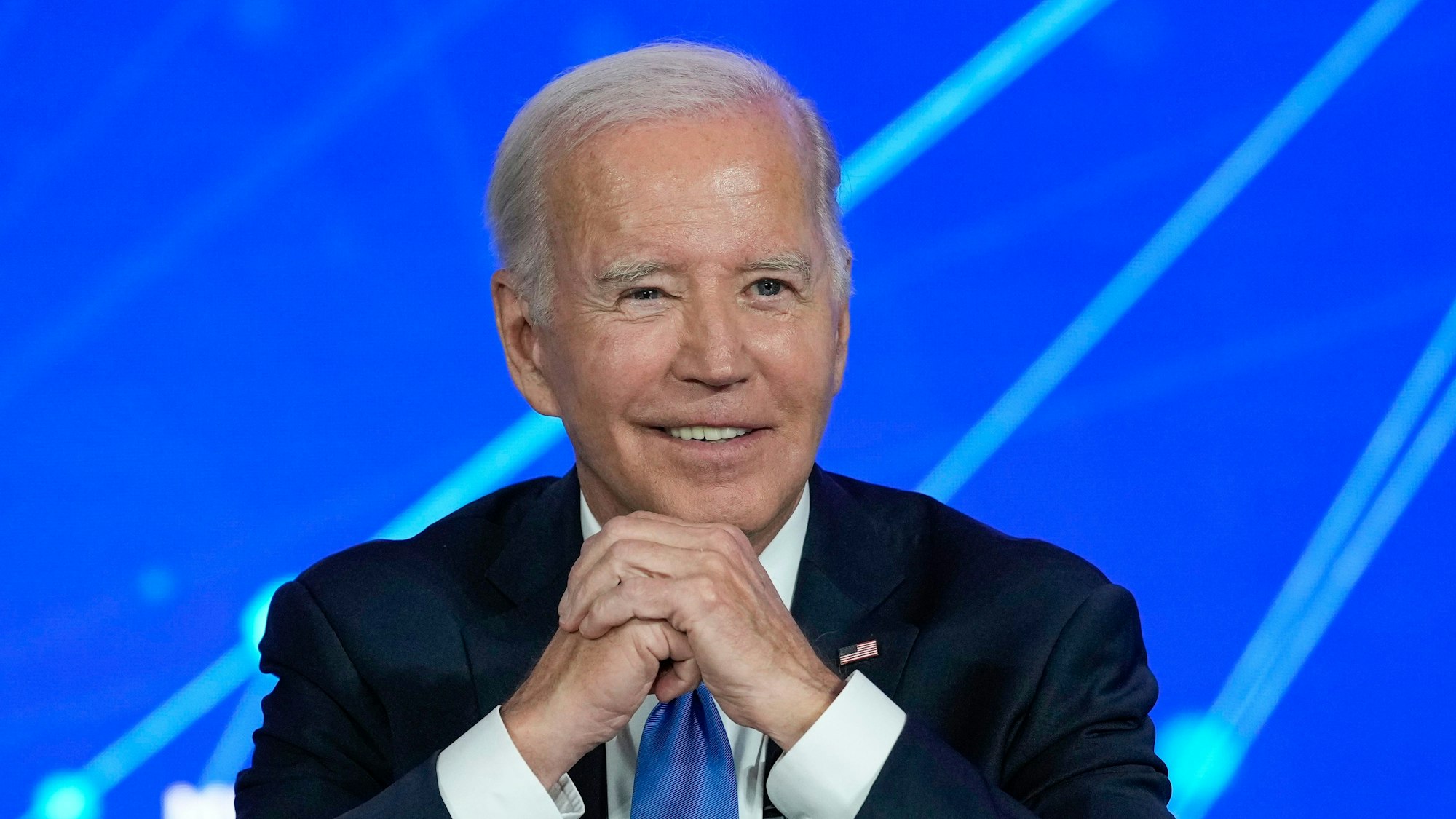 US-Präsident Joe Biden lächelt