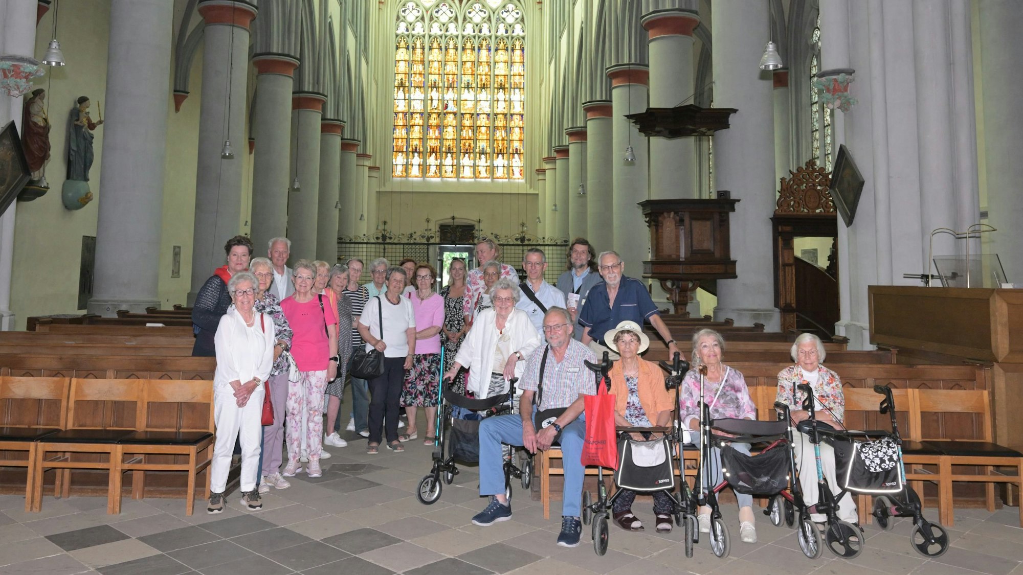 Die Senioren freuten sich über die Führung durch den Dom.