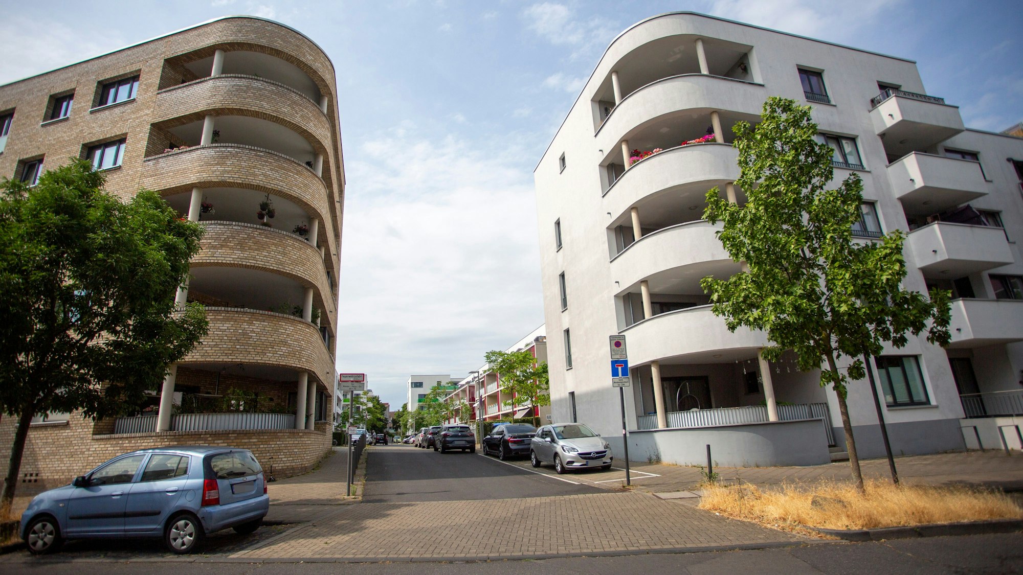 GAG-Wohnungen in Köln-Stammheim an der Moses-Hess-Straße und der Ricarda-Huch-Straße.