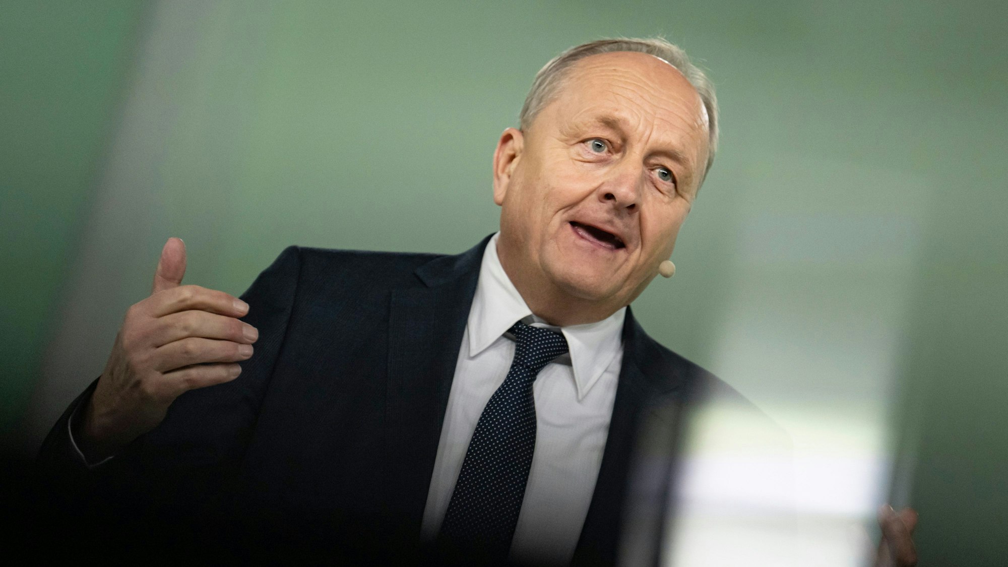 Joachim Rukwied, Präsident des Deutschen Bauernverbandes, bei einer Rede auf der Grünen Woche, der die weltgrößten Messe für Ernährung, Landwirtschaft und Gartenbau. (Archivbild)