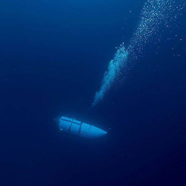 Dieses undatierte von OceanGate zur Verfügung gestellte Foto zeigt das Tauchboot „Titan“, das Angaben der US-Küstenwache zufolge implodiert ist. (Archivbild)