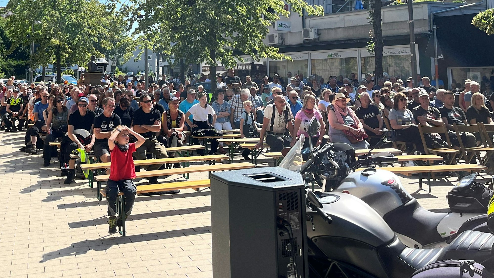 In Waldbröl wurde der Motorradgottesdienst gefeiert.