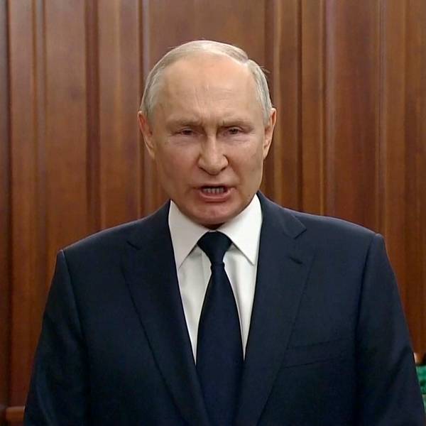 Wladimir Putin äußert sich am Montagabend (26. Juni) zum Wagner-Aufstand.