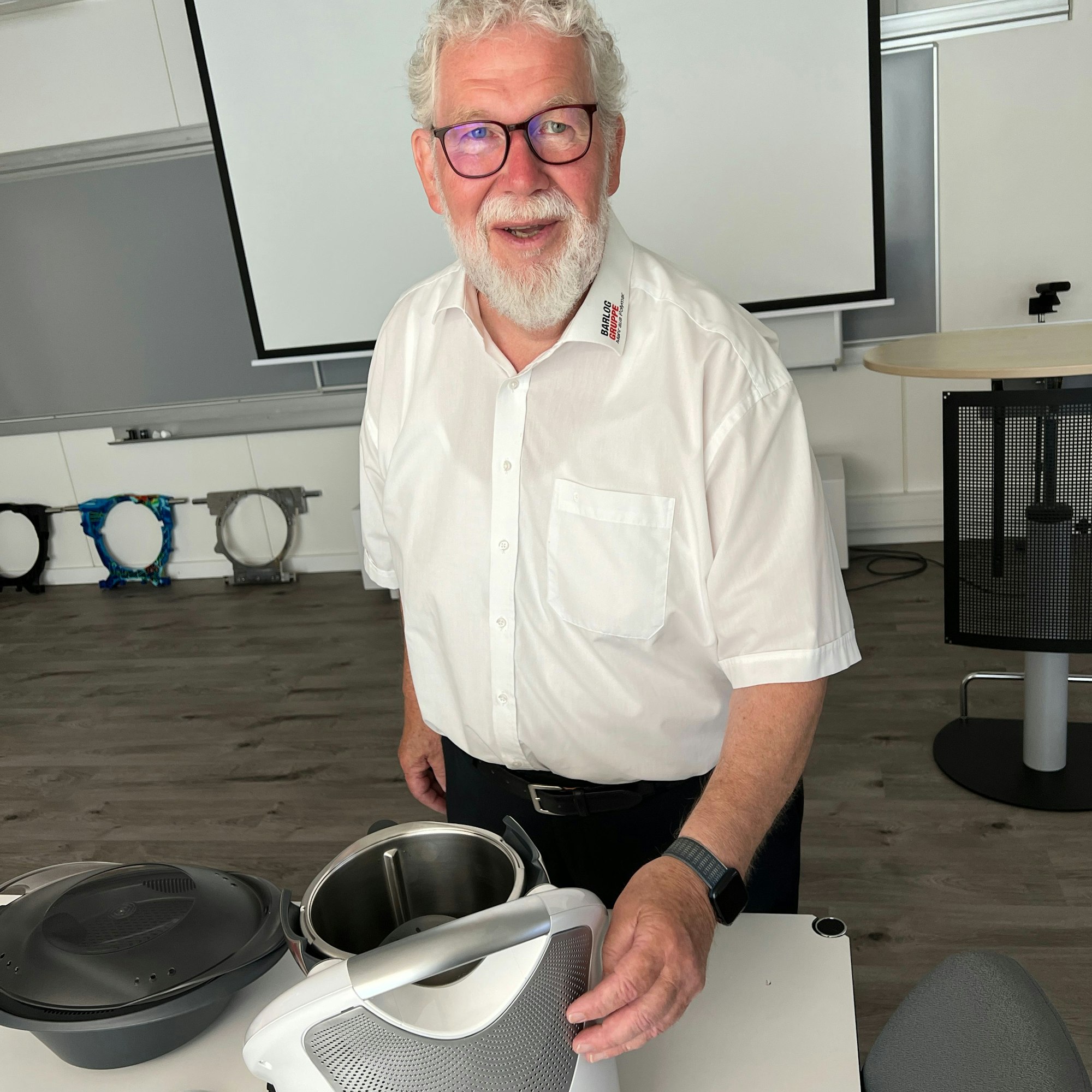 Werner Barlog mit Thermomix