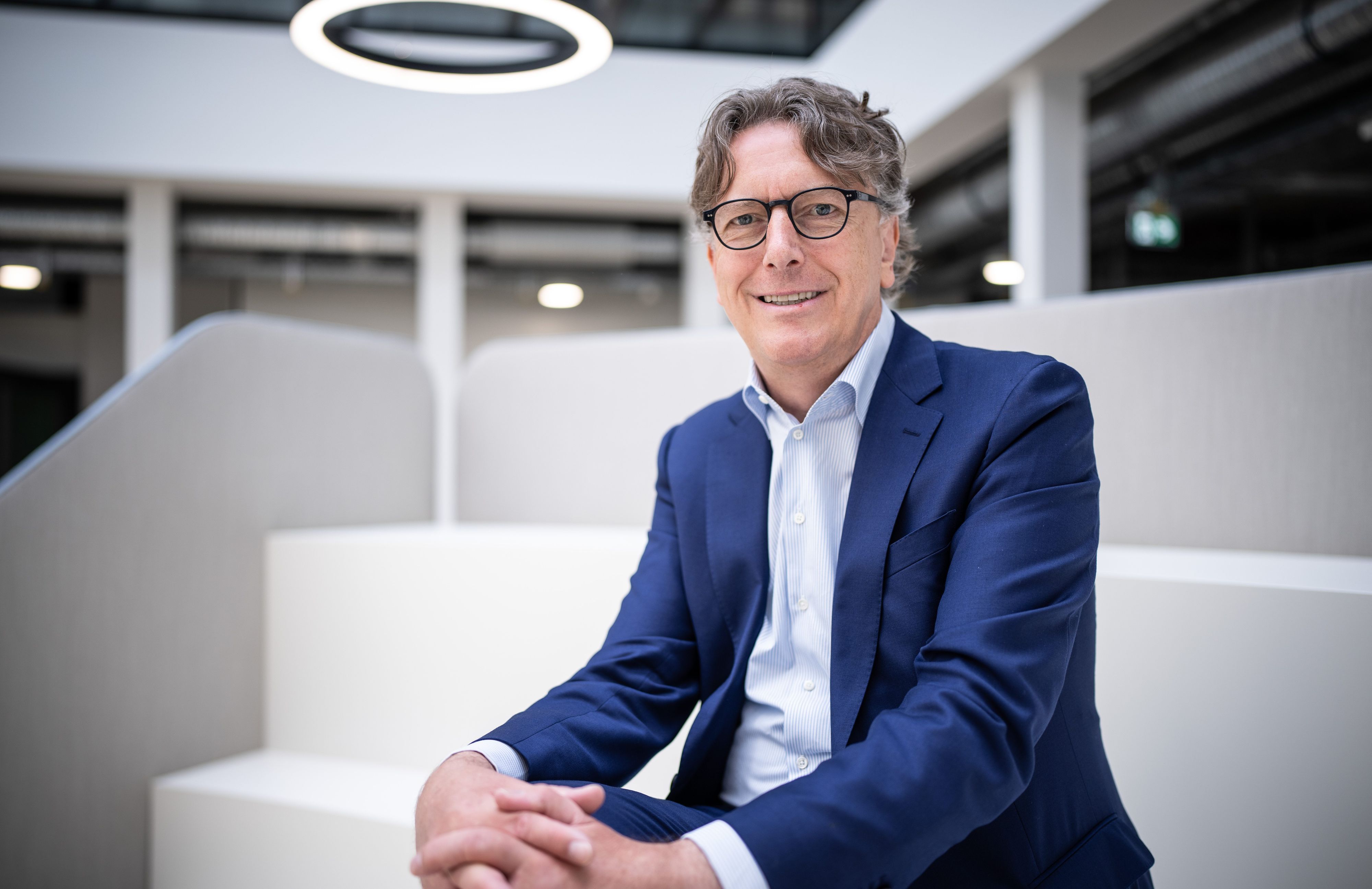 Stefan Wintels, Vorstandsvorsitzender der KfW Bank, der Förderbank im Auftrag des Bundes und der Länder, aufgenommen bei einem Interview mit der dpa.