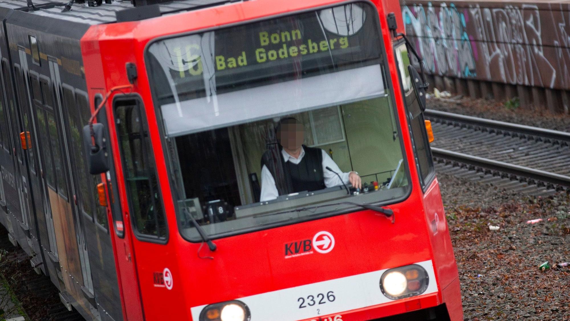 Eine Straßenbahn