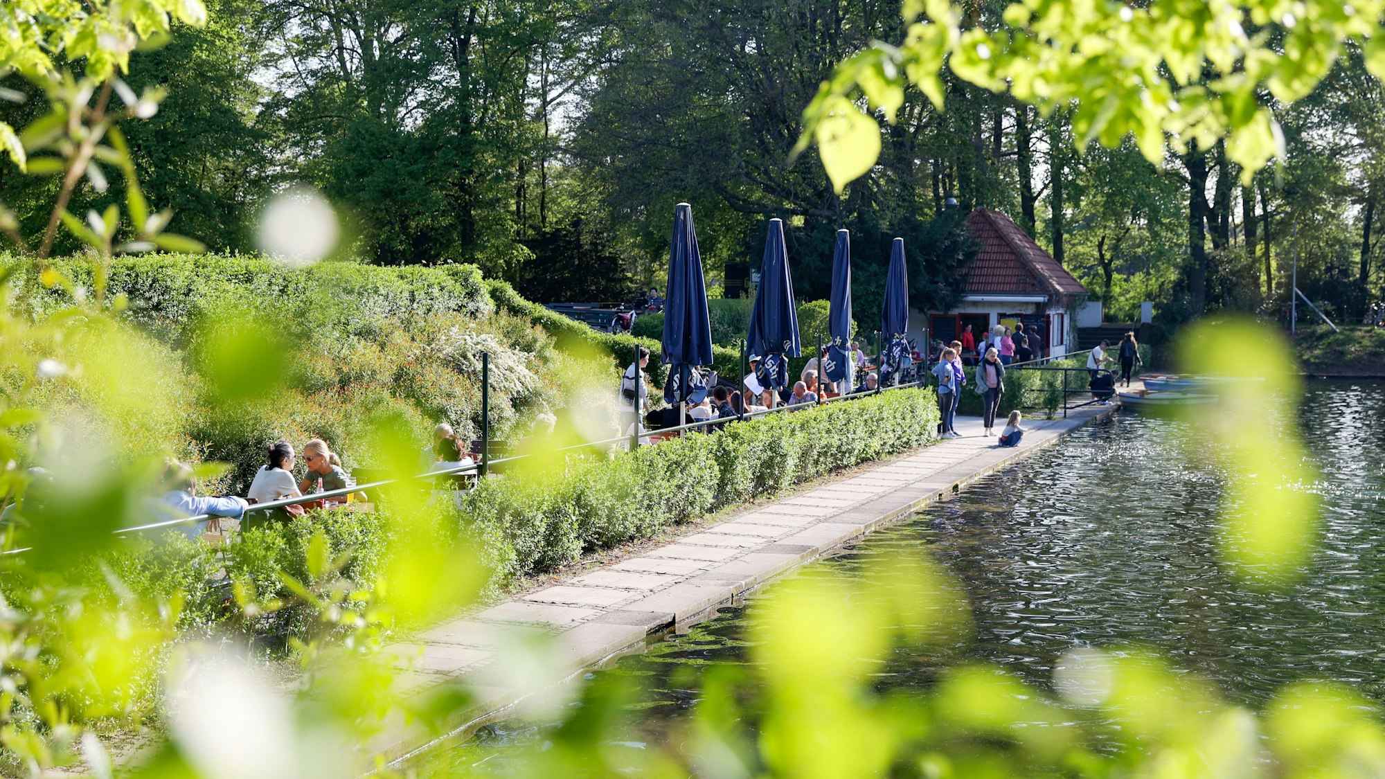 Restaurants im Blücher Park.