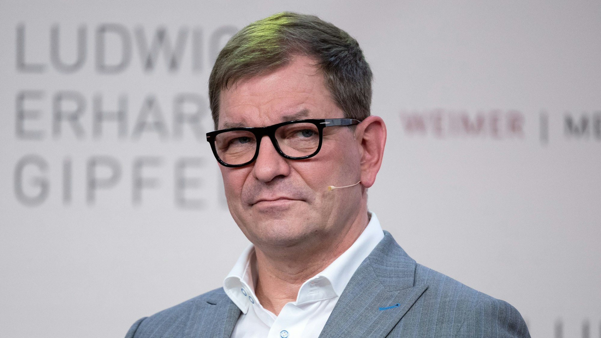 Markus Duesmann, Vorstandsvorsitzender der Audi AG, nimmt am Ludwig-Erhard-Gipfel teil.