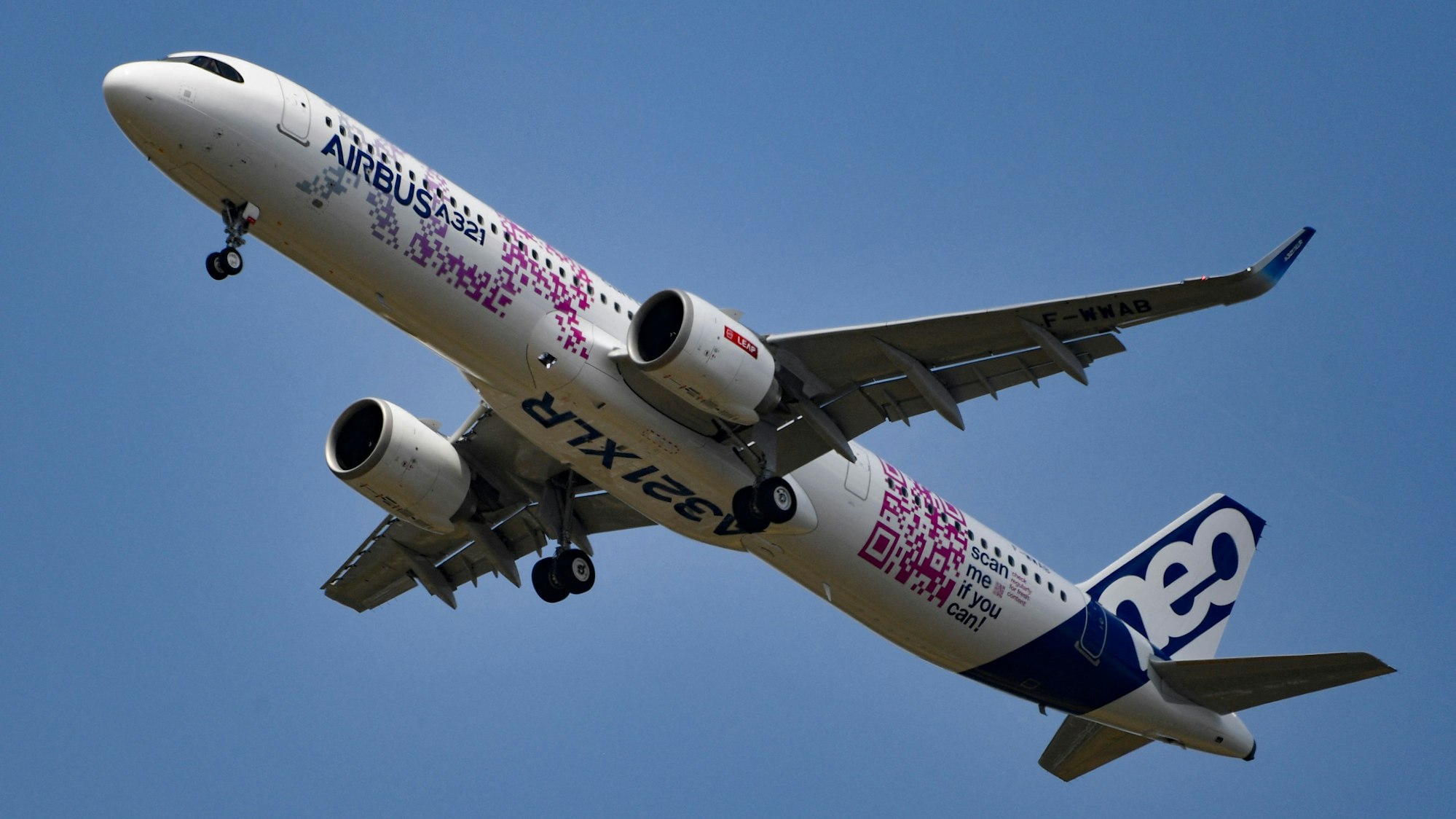 Ein Airbus des Typs A321. Mit einer ähnlichen Maschine flog auch Phil Stringer – als einzige Passagier. (Symbolbild)