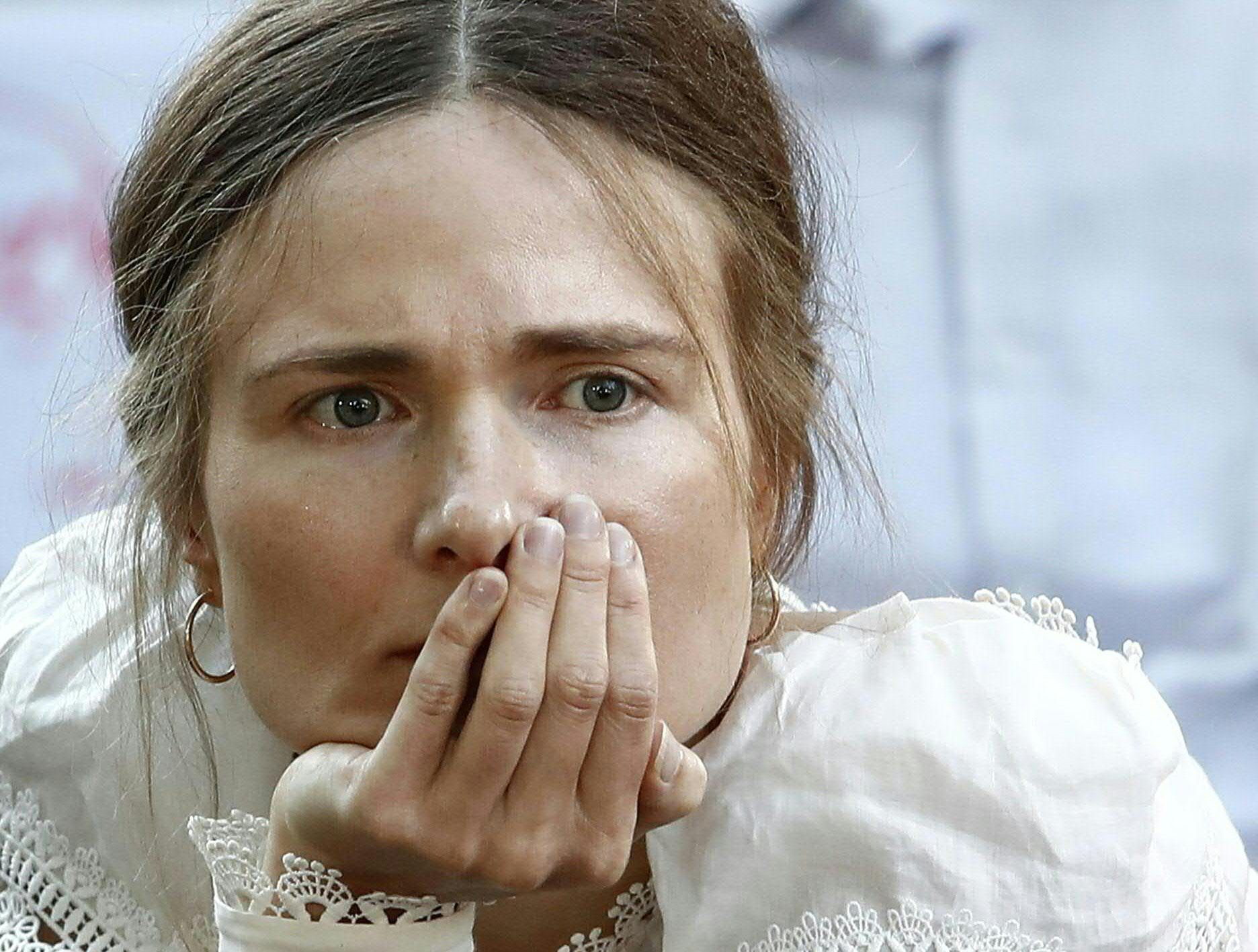 Die deutsche Autorin Valeria Gordeev bei der Eröffnung der 47. Tage der deutschsprachigen Literatur.