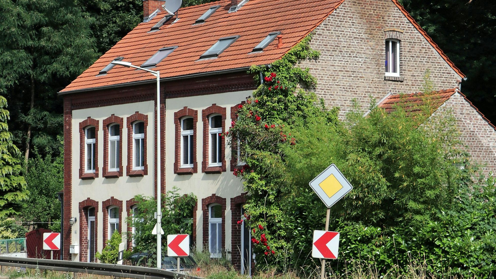 Ein altes Mitarbeiterhaus der Grupe Clarenberg.