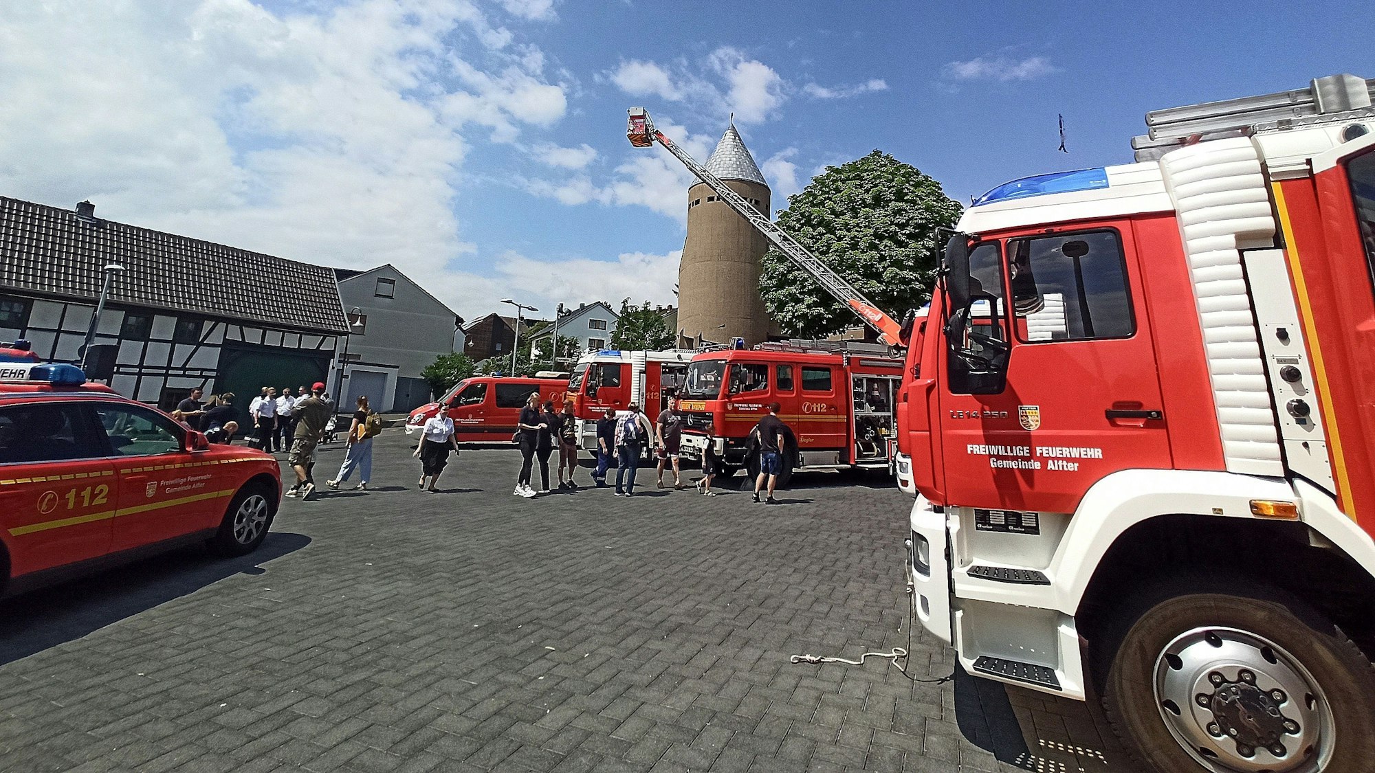 Der Gemeindefeuerwehrtag in Alfter-Impekoven stieß auf großes Interesse.