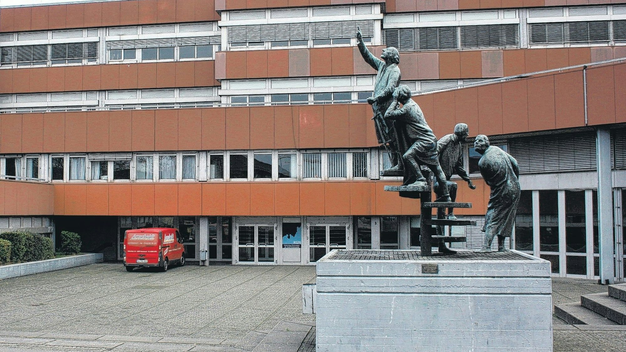 Das Kopernikus-Gymnasium im Schulzentrum Nord in Niederkassel.