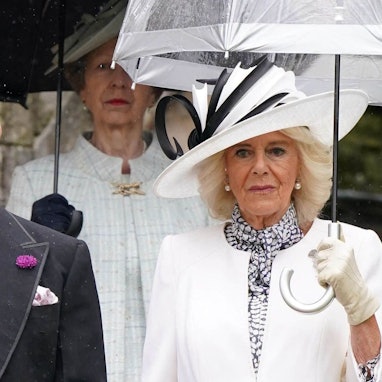 Königin Camilla bei einer Gartenparty im Juli 2023.