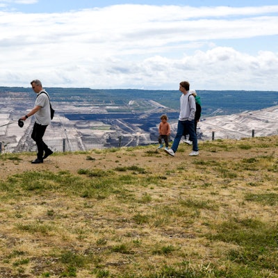 Blick in den Tagebau Hambach.