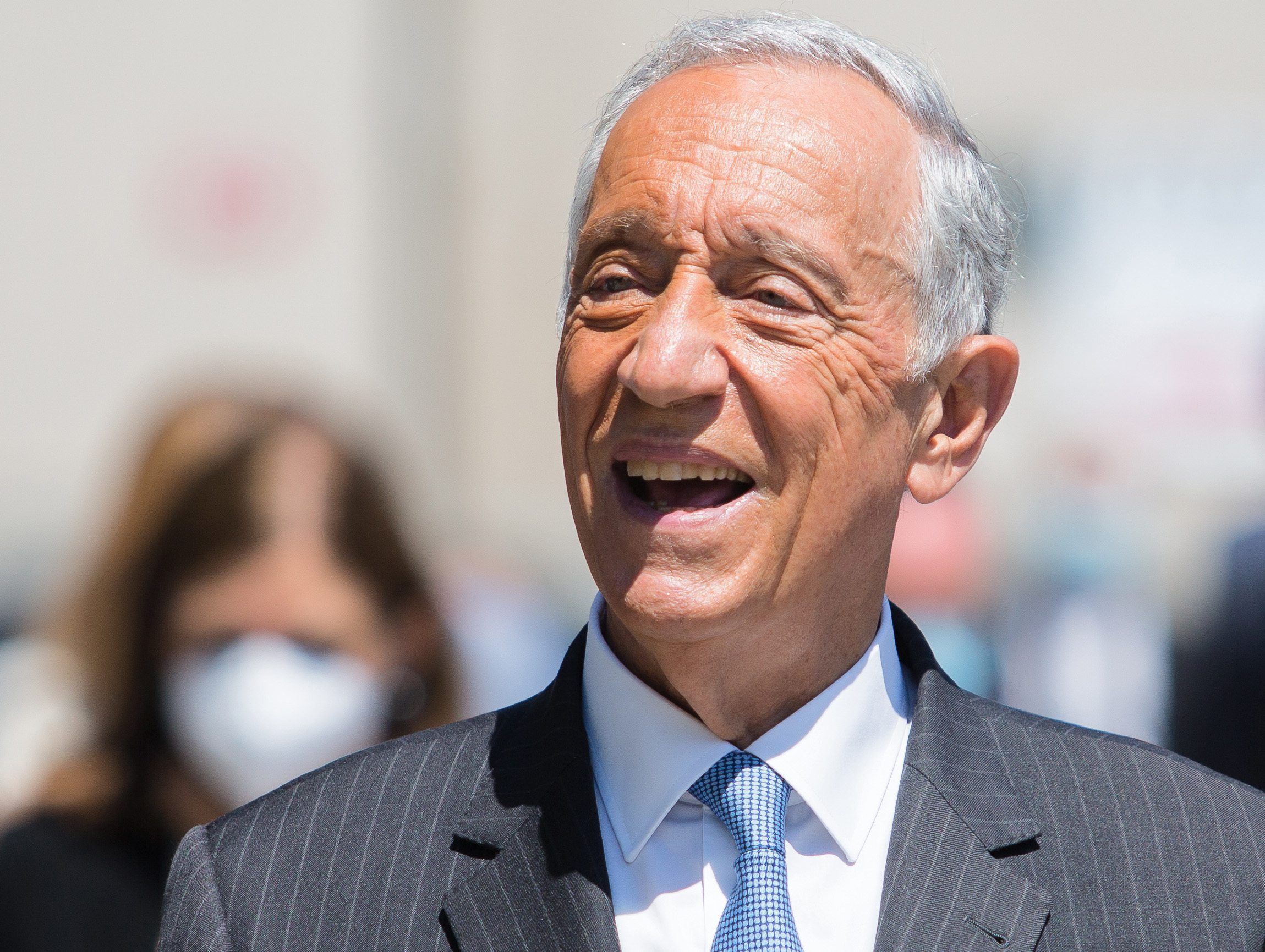 Marcelo Rebelo de Sousa, Präsident von Portugal, lächelt. (Archivbild)
