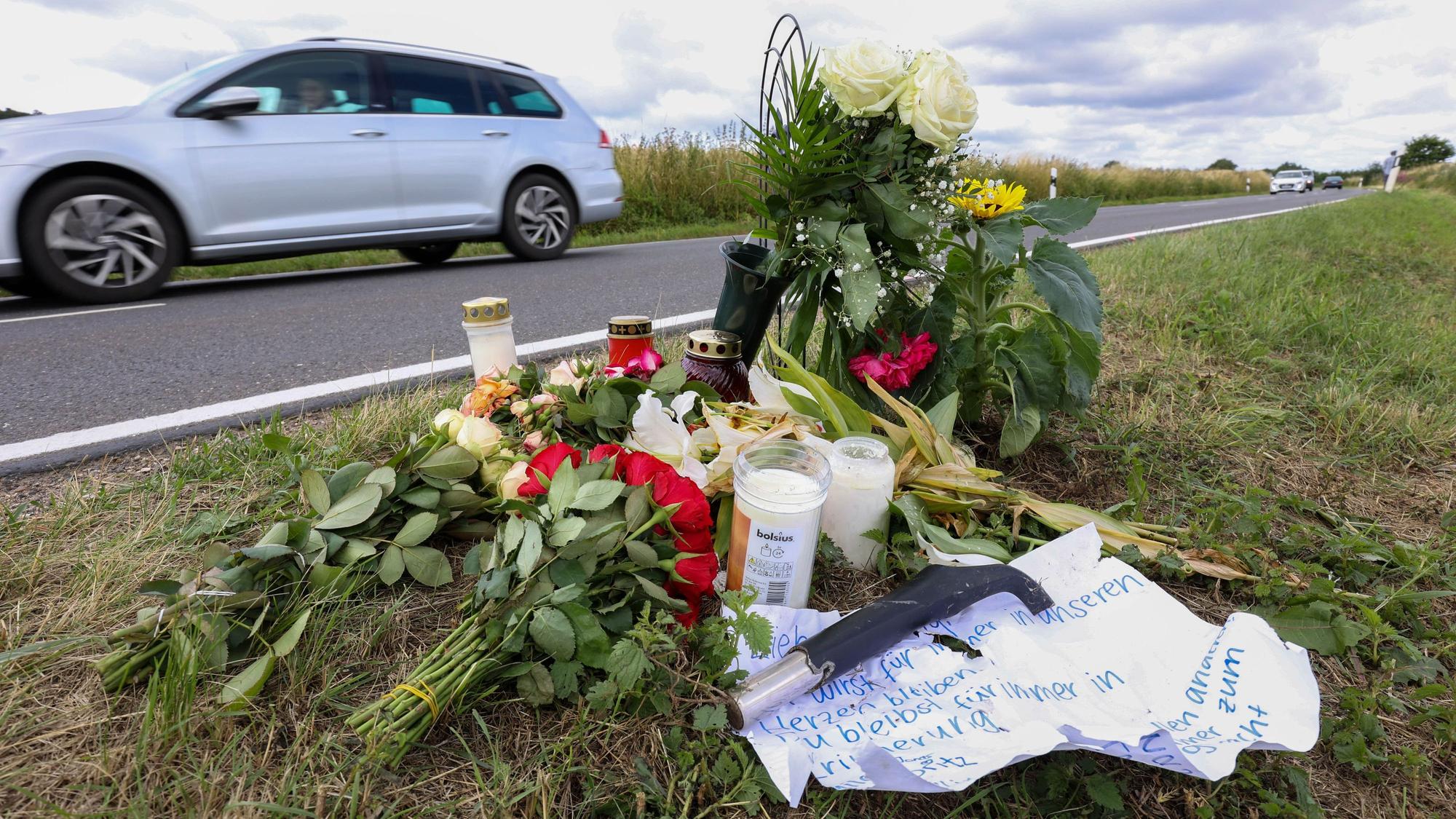 Die Unfallstelle am 05.07.2023 an der K57 in Wachtberg zwischen Gimmersdorf und Villip.