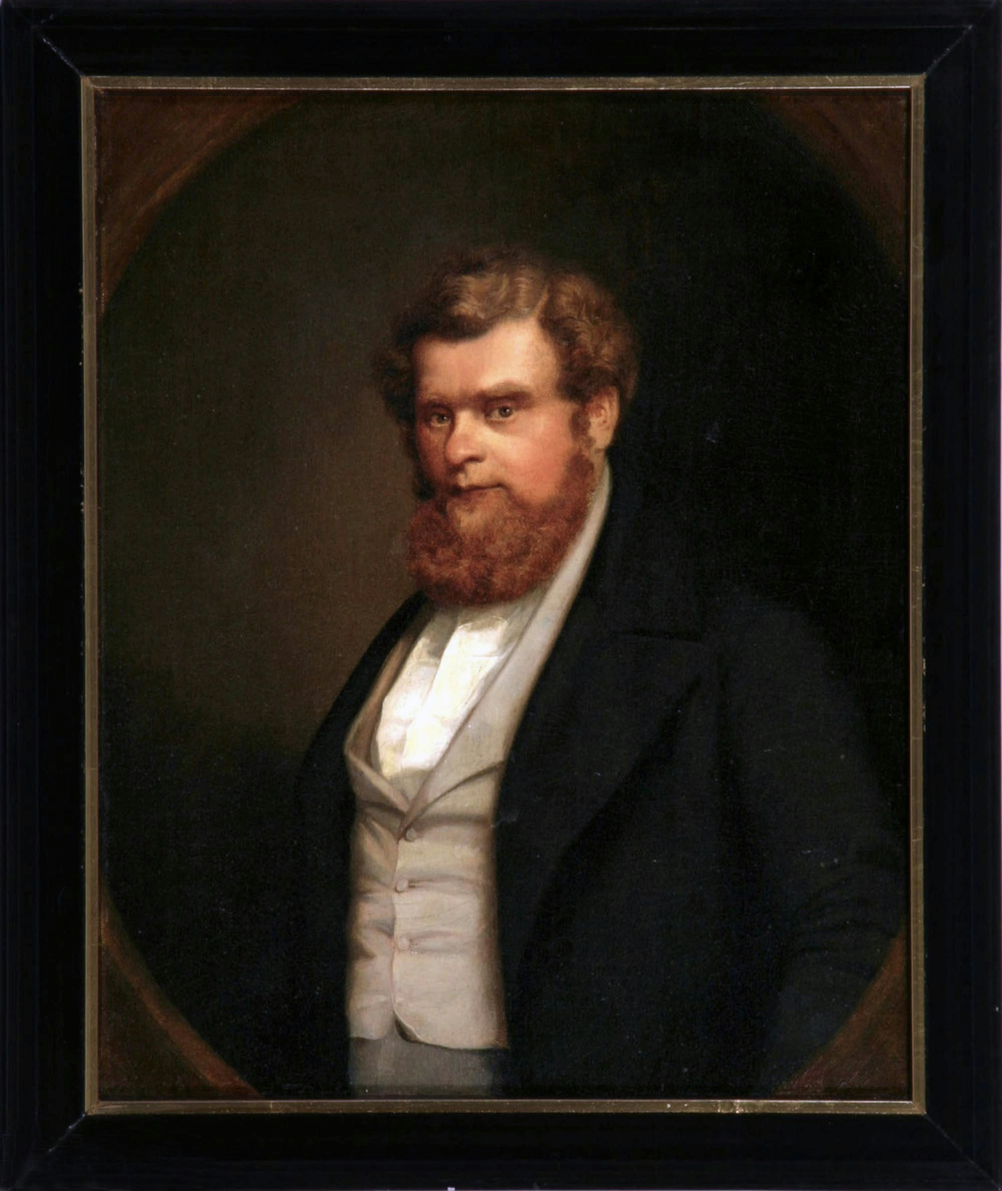 Ein Ölgemälde zeigt den Kölner Revolutionär Robert Blum. Entstanden ist es zwischen 1845 und 1848.