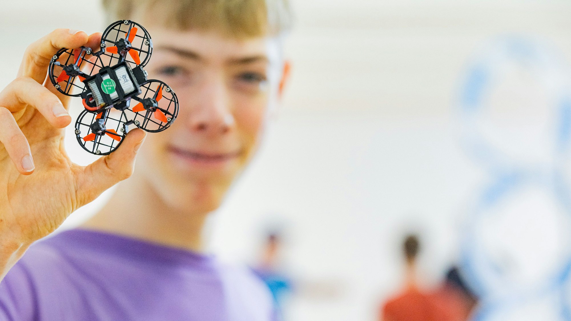 Der 16-Jährige Joe glaubt, dass Drohnen zukunftsweisend sind.