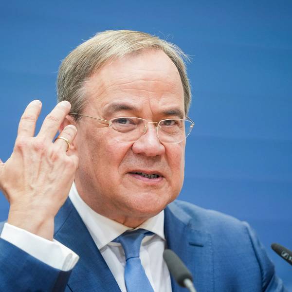 Armin Laschet, Unions-Kanzlerkandidat, CDU-Bundesvorsitzender und Ministerpräsident von Nordrhein-Westfalen, stellt nach den Gremiensitzungen seiner Partei im Konrad-Adenauer-Haus das CDU-"Sofortprogramm" für die Bundestagswahl vor. +++ dpa-Bildfunk +++