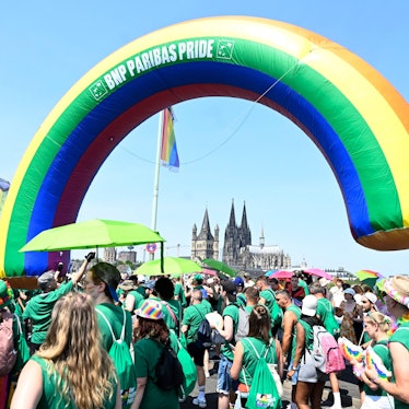 Bunt verkleidete Teilnehmer feierten den CSD in Köln.
