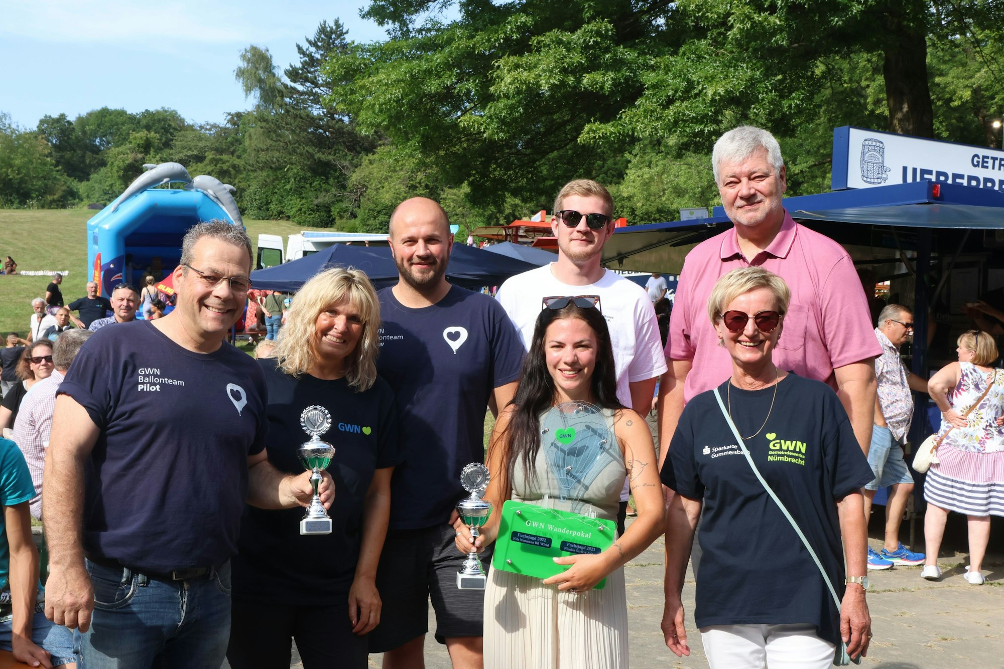 Siegerehrung der Fuchsfahrt auf dem Lichterfest Nümbrecht.