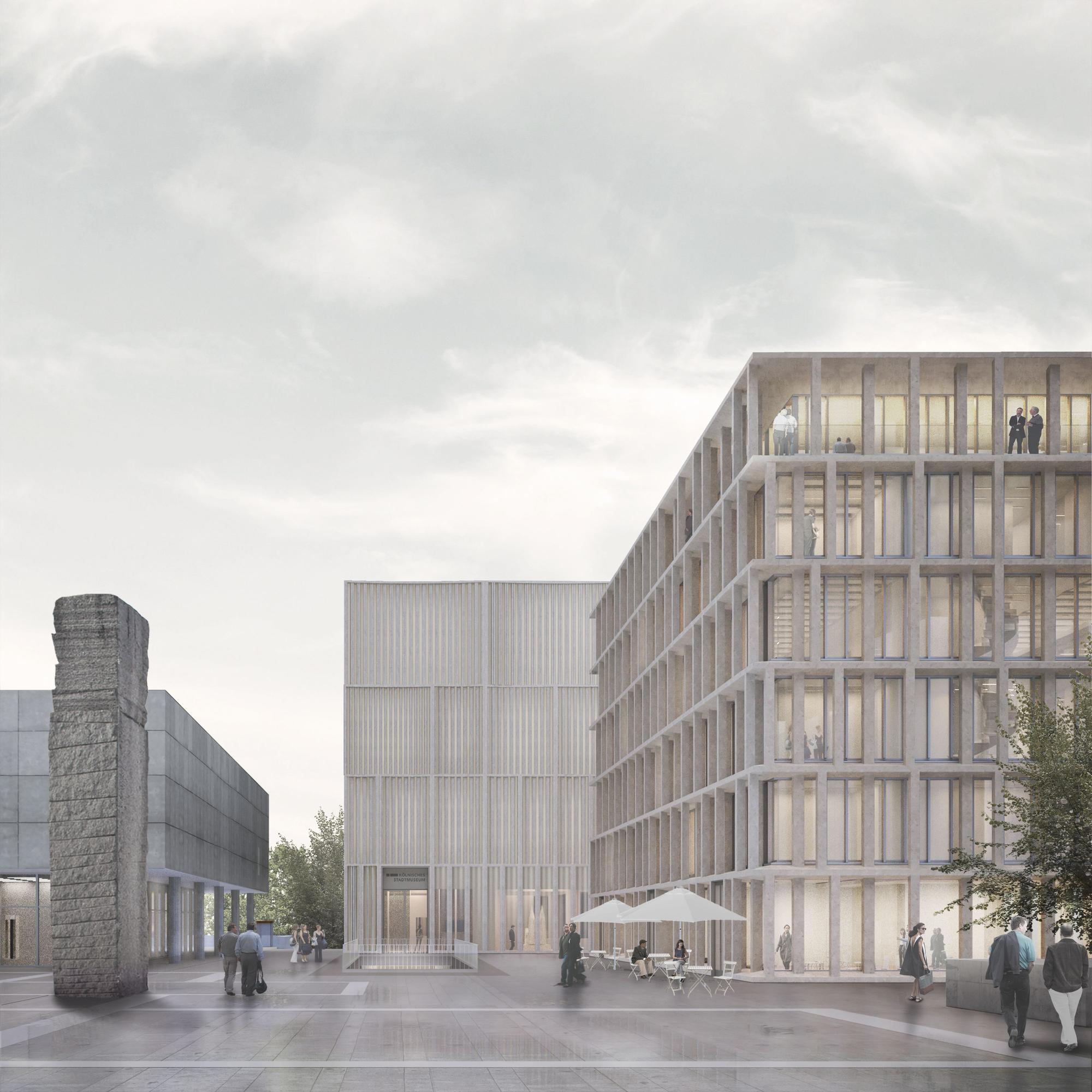 Entwurf für das vor einem Jahr abgesagte Bauprojekt „Historische Mitte“ in Köln.