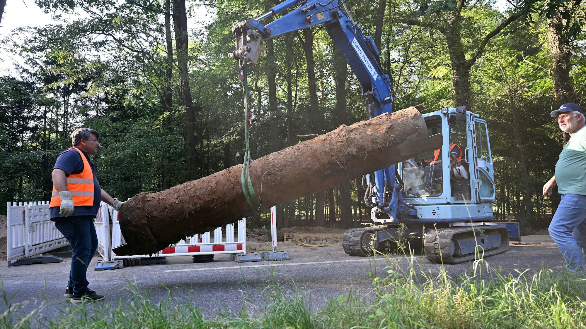 Ein Wasserrohrschaden in Alt Refrath