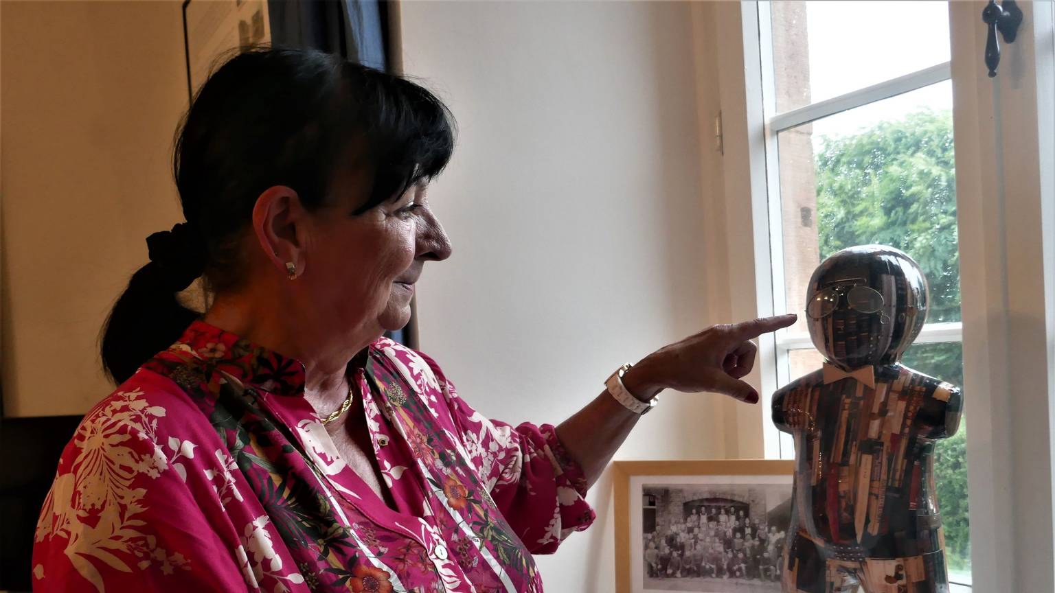 Renate Diefenbach stellt im Herrenhaus der Burg Altendorf aus