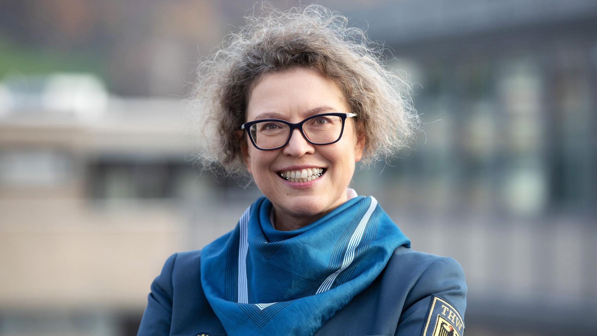 Präsidentin des THW, Sabine Lackner.