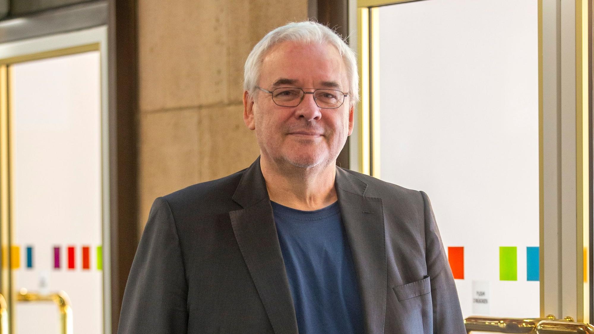 Der Rektor der Universität zu Köln im Hauptgebäude.