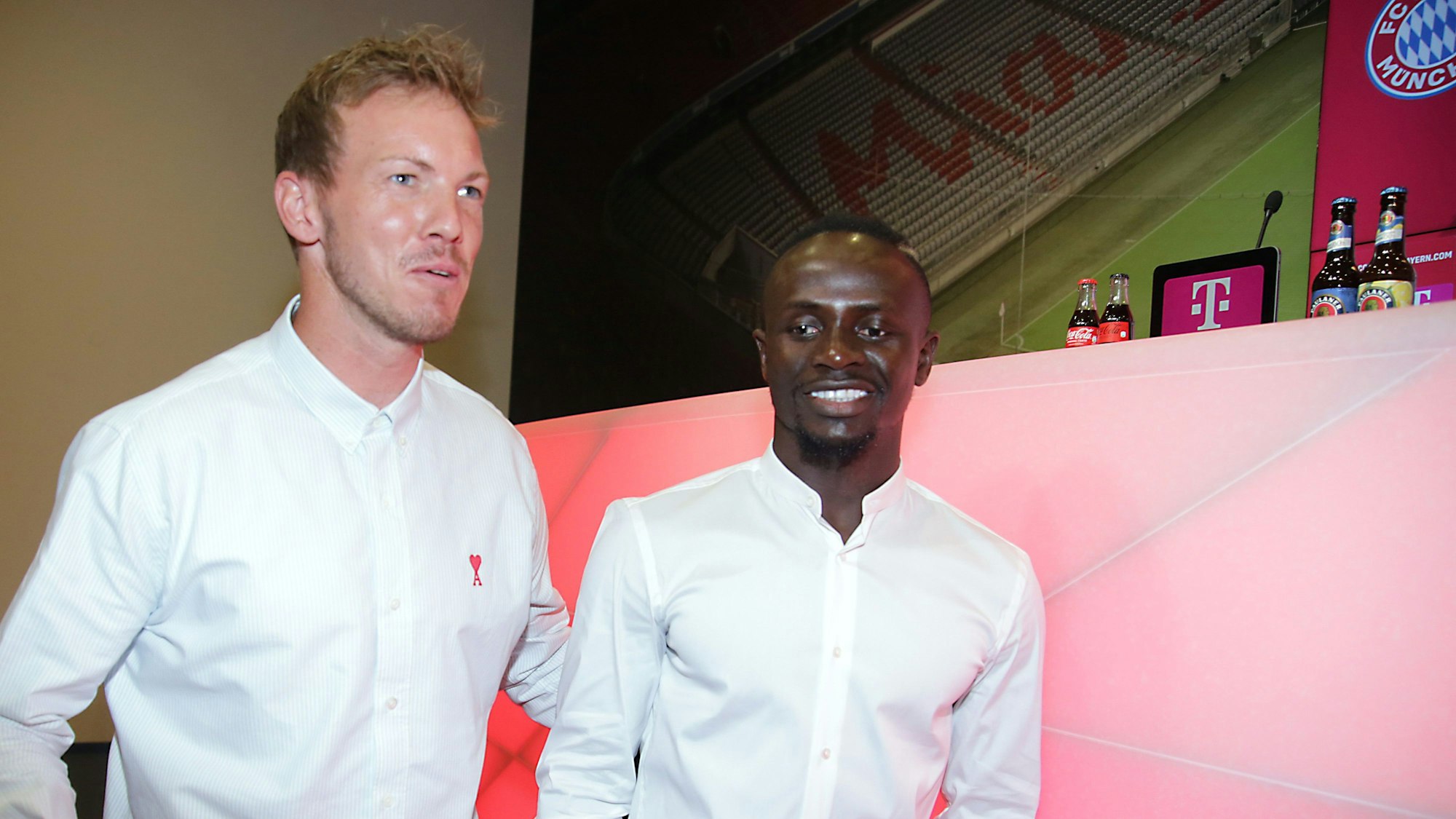 Julian Nagelsmann (l.) und Sadio Mané