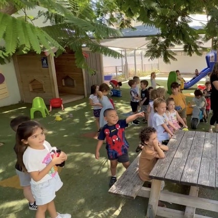 Kinder im Kölner Friedenskindergarten in Tel Aviv.