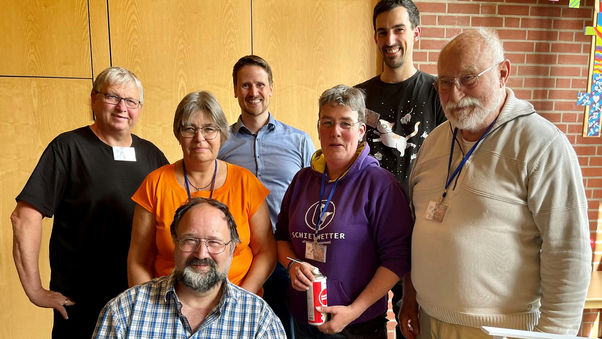 Meckenheim Repaircafe
vorne Initiator Günther Felten
in der Christuskirche