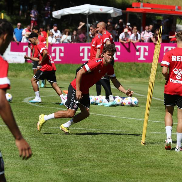 Leihgabe vom VFL Wolfsburg: Luca Waldschmidt bereitet sich im Trainingslager in Österreich mit dem 1. FC Köln auf die neue Saison vor.
