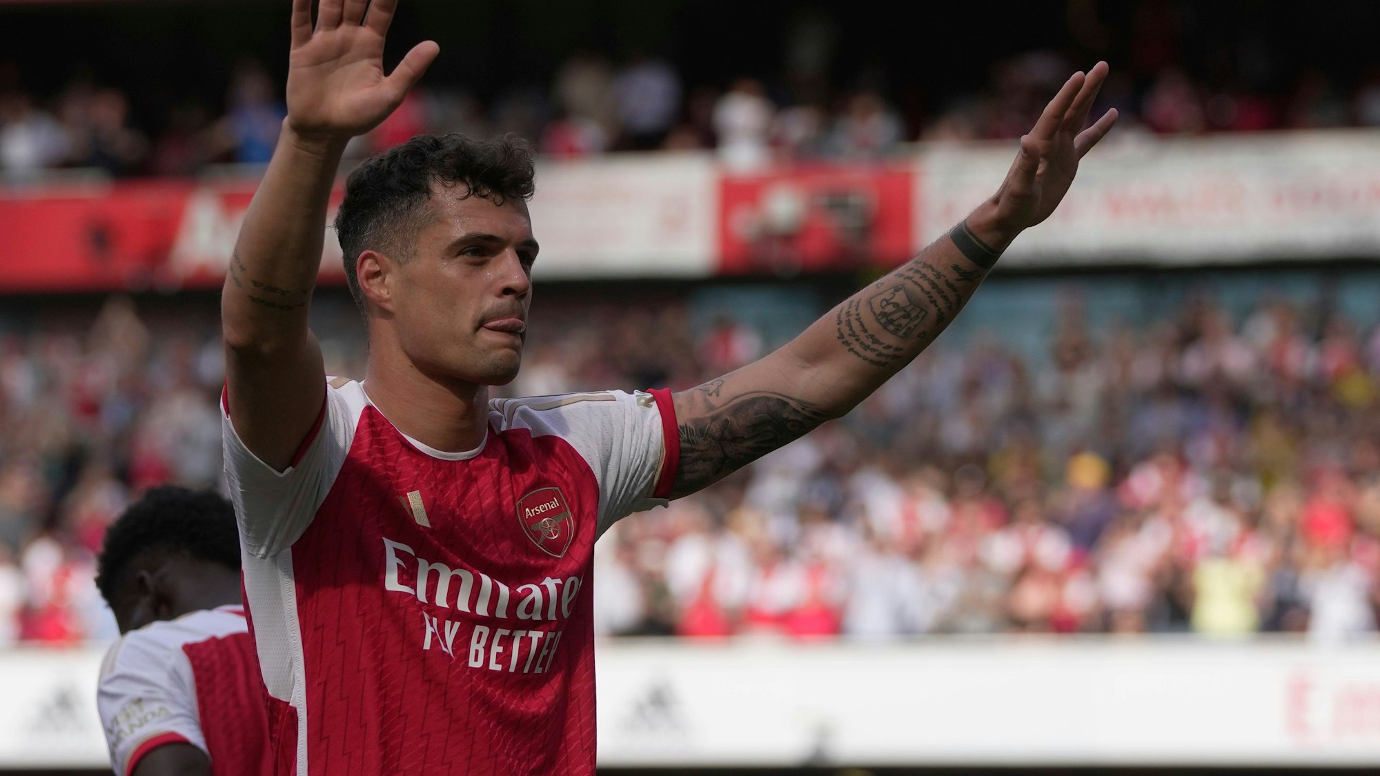 Der erfahrene Mittelfeldspieler Granix Xhaka soll ab der kommenden Saison die Mannschaft von Bayer Leverkusen anführen.